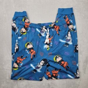 Naruto‎ Pajamas Men Medium Shippuden Sleep Pants PJs Sweat Jogger Lounge Adult
